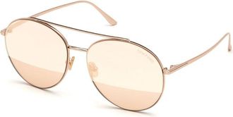 Tom Ford FT0757 28Z Gold/Pink Mirror