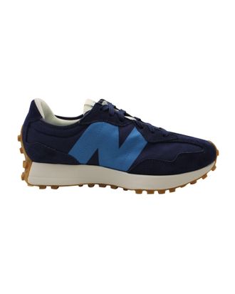 New Balance 327 Sneakers in Lagoon Navy Blue Nylon
