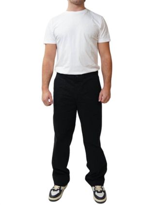 Knickerbocker Staff Chino Twill Pants In Black