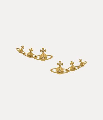 Vivienne Westwood Candy Earrings Gold Topaz Women