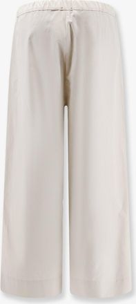 Max Mara Womens Trousers Vissuto Cotton White