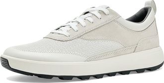 Johnston & Murphy Lucas U-throat Mens Shoes White Full Grain/Suede : 10.5 M (D), Leather/Suede/Textile