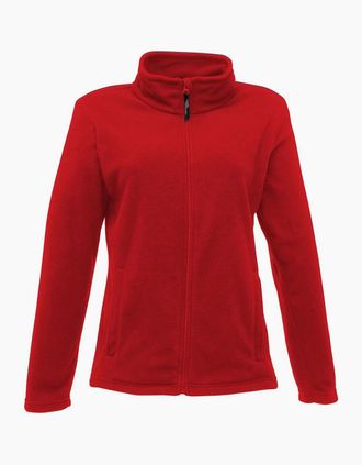 Regatta Womens Regatta Professional Womens/Ladies Microfleece Full Zip Jacket - Red - Size: 10