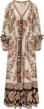 Farm Rio Maxi Jurk - Dames - Maxi kleedjes - Veelkleurig - XS - Kleedjes