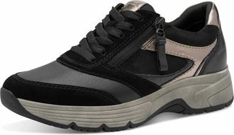 Tamaris Sneakers - Dames - Schoenen - Zwart - Maat: 38 EU Leer