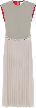 Ami Abito con dettaglio plissettato - Grigio