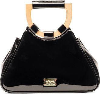 Frances Valentine Raye Leather Top Handle Tote in Black at Nordstrom