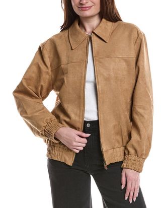 endless rose Faux Suede Work Jacket