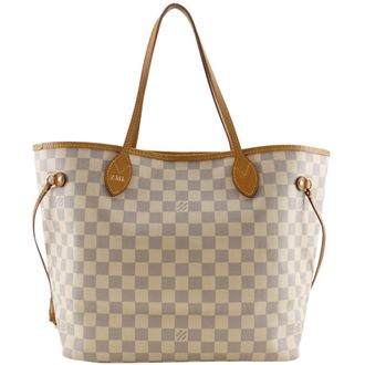 Louis Vuitton Damier Azur White Damier Azur Tote Bag (Pre-Owned)