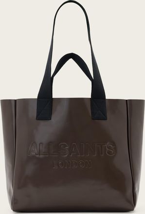 AllSaints Cow Leather Izzy Leather Tote Bag, Size: 41x36x19cm