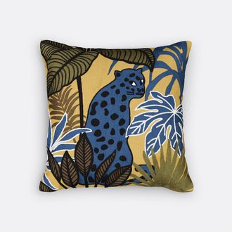 La Redoute Interieurs Geborduurde kussenhoes, 45x45 cm, Malacca