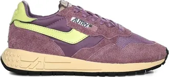 Autry Mesh Leather Trainers