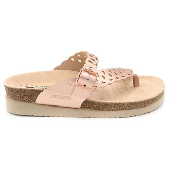 Mephisto Mephisto Helenia Leather Womens Toe Post Sandals - Old Pink - Size:UK 7.5