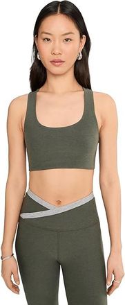 Beyond Yoga Spacedye Simplicity Bra 2.0 Womens Bra Dusty Forest Heather : XL, Elastane/Polyester
