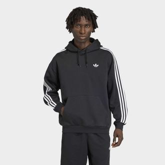adidas Kapuzensweatshirt ADIDAS ORIGINALS 3S HOODY, Herren, Gr. XXL, schwarz, Obermaterial: 70% Baumwolle, 30% Polyester, angesetztes B&uuml;ndchen, Sweatshirts K