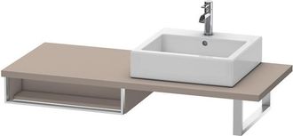 Duravit Duravit Vero Vanity Unit Para Consola, 6549, 1 Compartimento Abierto, 600mm, Color (frente/cuerpo): Decoraci&oacute;n Basalto Mate - Ve654904343