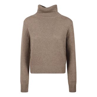 Be You Cd4010F6 Turtleneck - Dames - Truien - Bruin - Maat: M