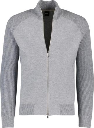 HUGO BOSS Heren, Truien, Grijs, Maat: M Wol