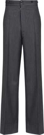 Maison Margiela Barathea wool trousers - men - Wool - 46 - Grey