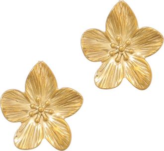 Adornia Flower Stud Earrings in Gold at Nordstrom Rack