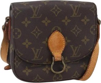 Louis Vuitton Pre-owned Cross Body Bags, female, Brown, Size: ONE SIZE Pre-owned Vintage Canvas Cross Body Bag