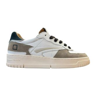 D.A.T.E. D.a.t.e., Schoenen, Heren, Wit, 42 EU, Katoen, Torneo Pure Calf