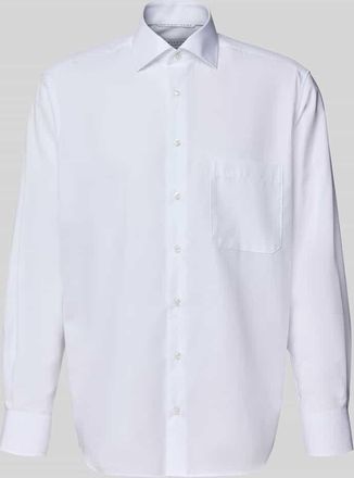 Eterna Comfort Fit Businesshemd aus Popeline in Weiss, Gr&ouml;&szlig;e 40