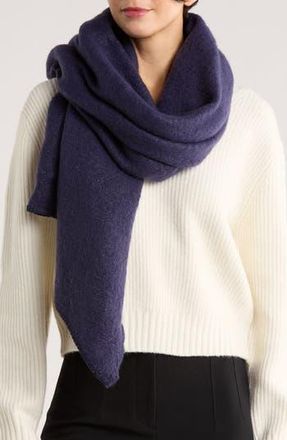 Vince Camuto Solid Shine Knit Scarf in Navy at Nordstrom Rack
