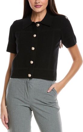 St. John Pique Knit Polo Jacket