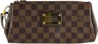 Louis Vuitton Pre-owned Clutches, female, Brown, Size: ONE SIZE Pre-owned Vintage Damier Canvas Shoulder Bag