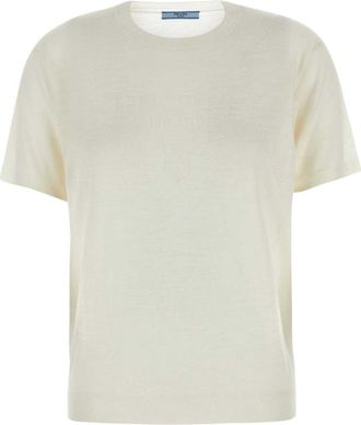 Prada Ivory cashmere sweater