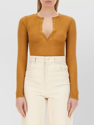Max Mara silk knitted top