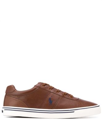 Polo Ralph Lauren Sneakers con logo - Marrone
