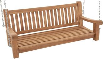 Clp Banco mecedora Joyce Teca 150 cm