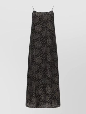 Uma Wang long dress anaya maxi spaghetti straps floral