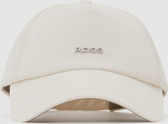 Reiss Ecru Technical Logo Baseball Cap