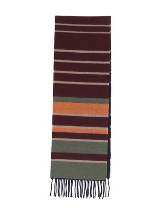 Paul Smith striped scarf - Brown