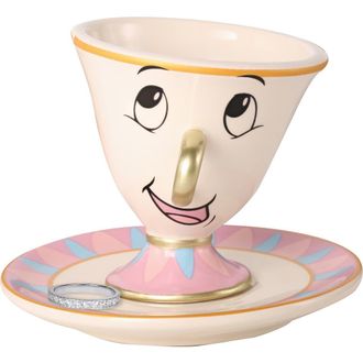 Disney Beauty and the Beast Jewelry Tray in White at Nordstrom