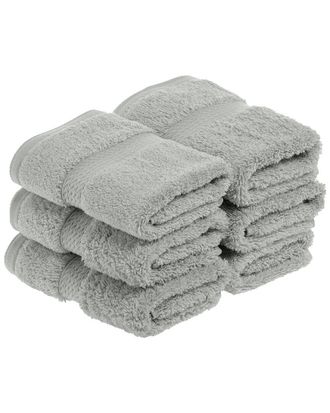 Superior Highly Absorbent 6Pc Ultra Plush Face Egyptian Cotton Towel Set