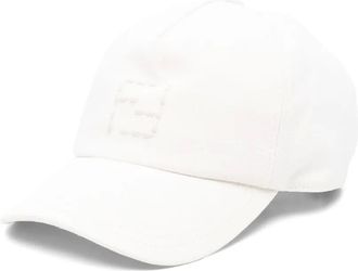 Fendi Cappello da baseball con ricamo - Toni neutri