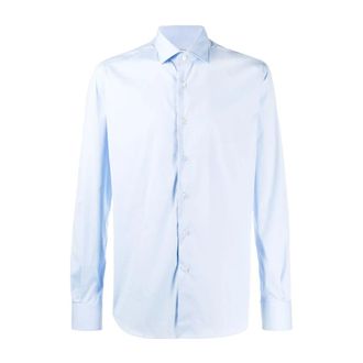 Xacus Slim Fit Katoenen Overhemd Celeste - Heren - Zakelijke Overhemden - Blauw - 5XL - Katoen - Overhemden
