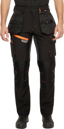 Generic Mens Work Trousers Cargo Pants, Heavy Duty Construction Softshell Waterproof Multi-Pocket Utility Design with Knee Pad, Ideal Mechanics & Outdoor Use 