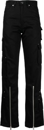 Heliot Emil Definite cargo trousers - women - Cotton - 40 - Black