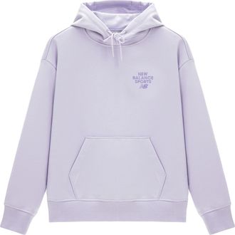 New Balance (WMNS) New Balance Logo Sportswear Hoodie Asia Sizing Purple 5CD12132-DV