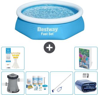 Bestway Piscina Bestway Fast Set Redonda - 244x61 Cm - 7-piezas S267