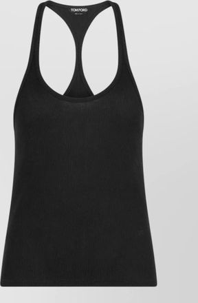 Tom Ford silk-blend ribbed slim-fit tank top