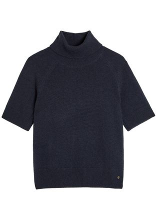 Anine Bing Jackson Roll-neck Cashmere top - Dark Blue - L (UK14 / L)