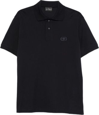 Emporio Armani Blue Embroidery Logo Polo