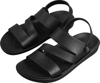 Generic Flat Sole Sandal Men - Beach Water Shoes Anti-Slip Slippers Walking Sandals Rubber Sole Slippers Dual-Purpose Sandals Slippers Dual-Purpose Sports San