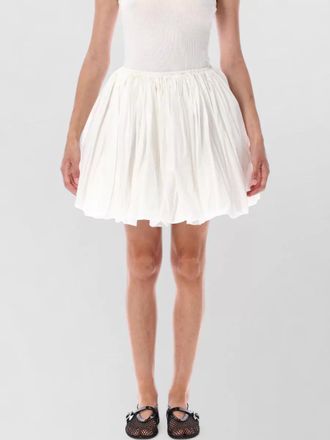 Alaia flared bubble skirt in lightweight fabric